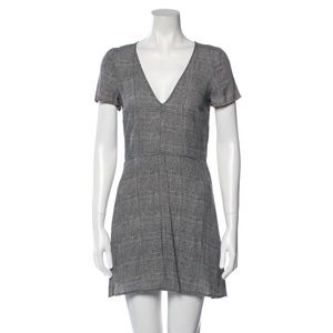 Reformation Checkered Houndstooth Print Dress